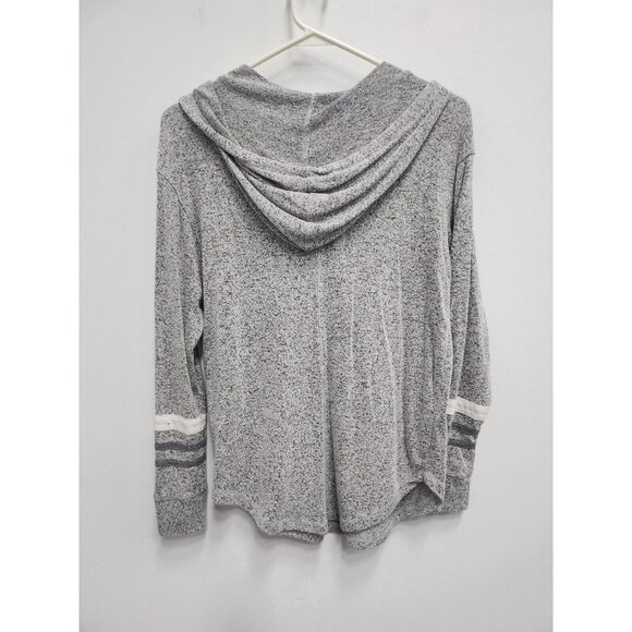 Market & Spruce Stitch Fix Womens Hoodie XS Gray Soft Knit Drawstrng Pullover - Picture 7 of 8